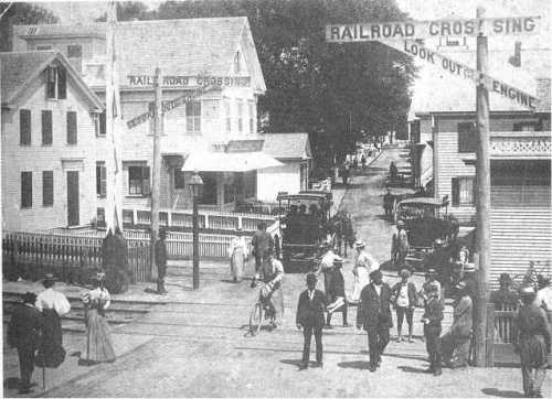 A shot of Commercial Street in the 1890s.